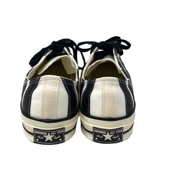 Converse Chuck 70 Sneakers Men's Size Egret Canvas Black Shoes Low Top 168906C - Picture 7 of 10